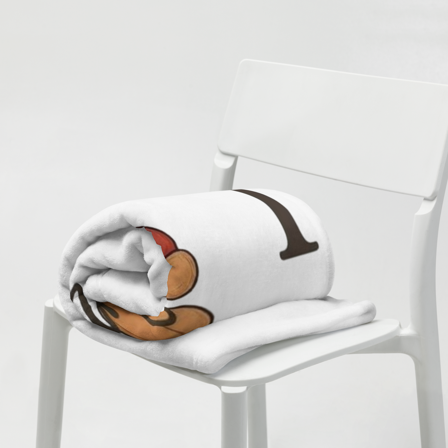 I Snuggle Throw Blanket - White
