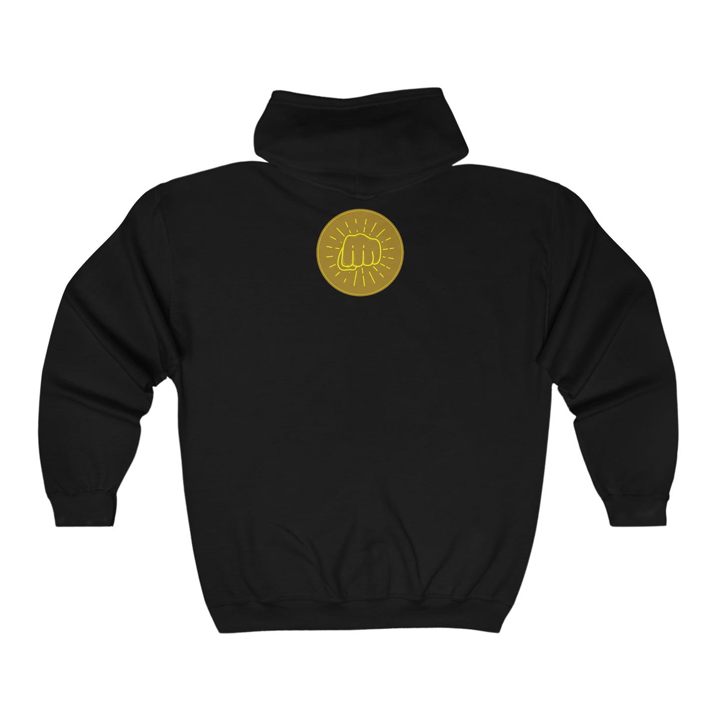 Getting the Win Goal Getter Red Strikethrough Unisex Zip Hoodie